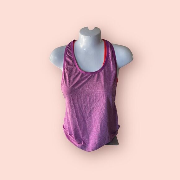Nike freedom tank & Sports Bra Purple Tank Red Bra Combo Top Women’s M - Picture 6 of 9
